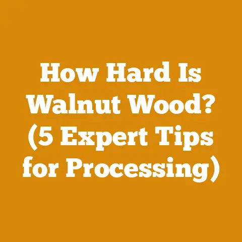 How Hard Is Walnut Wood? (5 Expert Tips for Processing)