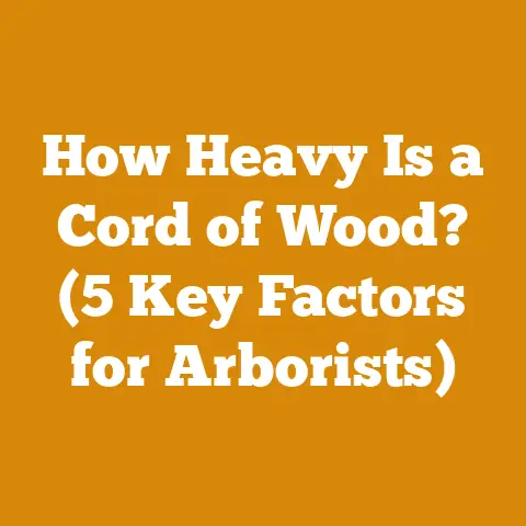 How Heavy Is a Cord of Wood? (5 Key Factors for Arborists)