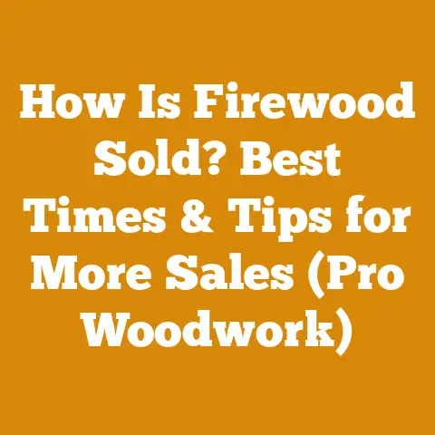 How Is Firewood Sold? Best Times & Tips for More Sales (Pro Woodwork)