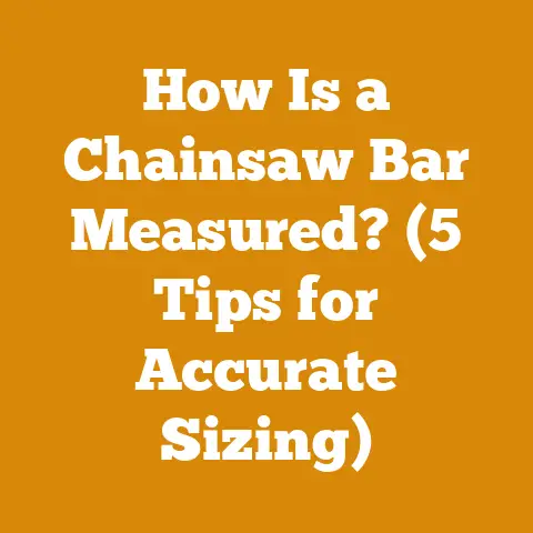 How Is a Chainsaw Bar Measured? (5 Tips for Accurate Sizing)