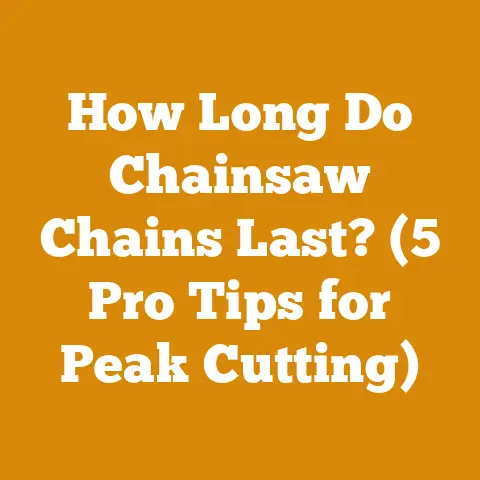How Long Do Chainsaw Chains Last? (5 Pro Tips for Peak Cutting)
