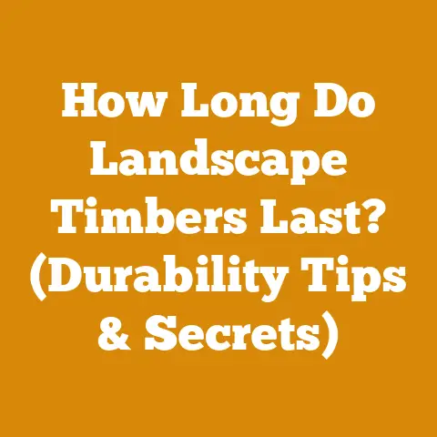 How Long Do Landscape Timbers Last? (Durability Tips & Secrets)