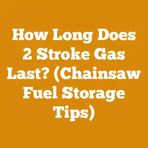 How Long Does 2 Stroke Gas Last? (Chainsaw Fuel Storage Tips)