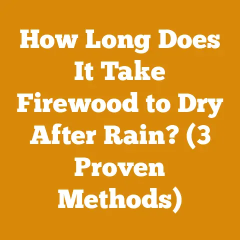 How Long Does It Take Firewood to Dry After Rain? (3 Proven Methods)