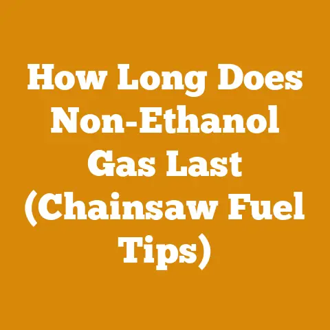 How Long Does Non-Ethanol Gas Last (Chainsaw Fuel Tips)
