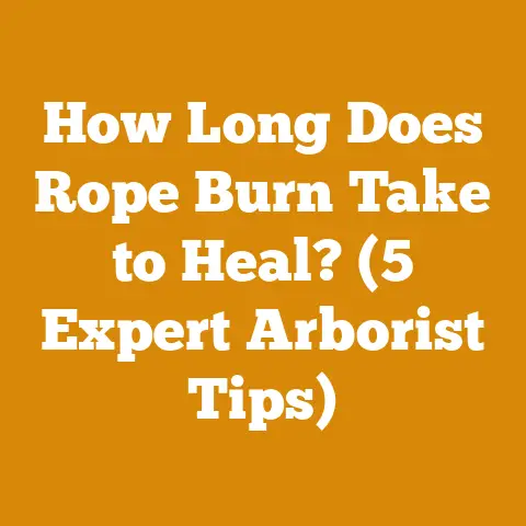 How Long Does Rope Burn Take to Heal? (5 Expert Arborist Tips)