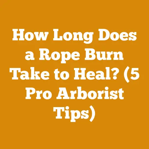 How Long Does a Rope Burn Take to Heal? (5 Pro Arborist Tips)