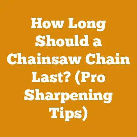 How Long Should a Chainsaw Chain Last? (Pro Sharpening Tips)