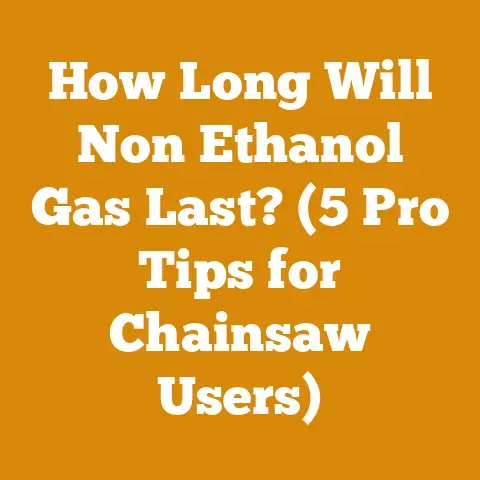 How Long Will Non Ethanol Gas Last? (5 Pro Tips for Chainsaw Users)