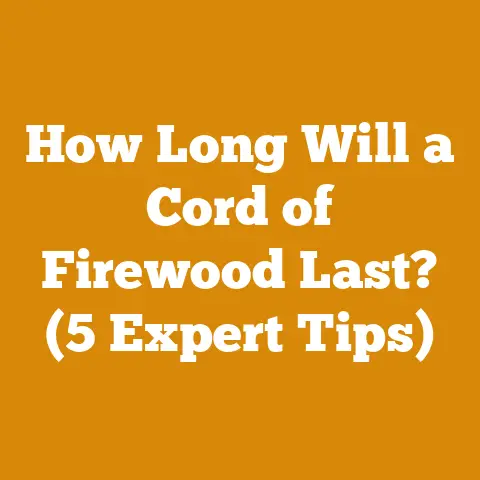 How Long Will a Cord of Firewood Last? (5 Expert Tips)