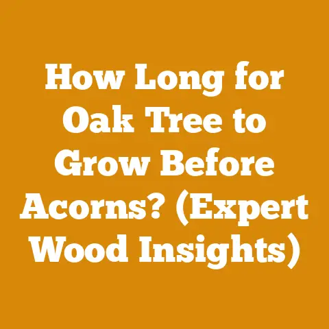 How Long for Oak Tree to Grow Before Acorns? (Expert Wood Insights)