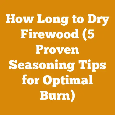 How Long to Dry Firewood (5 Proven Seasoning Tips for Optimal Burn)
