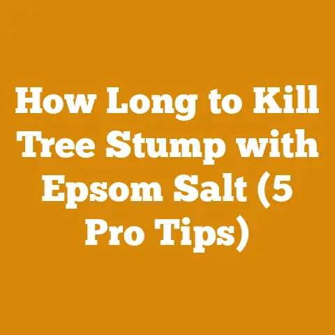 How Long to Kill Tree Stump with Epsom Salt (5 Pro Tips)