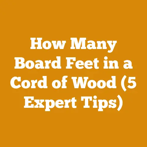 How Many Board Feet in a Cord of Wood (5 Expert Tips)