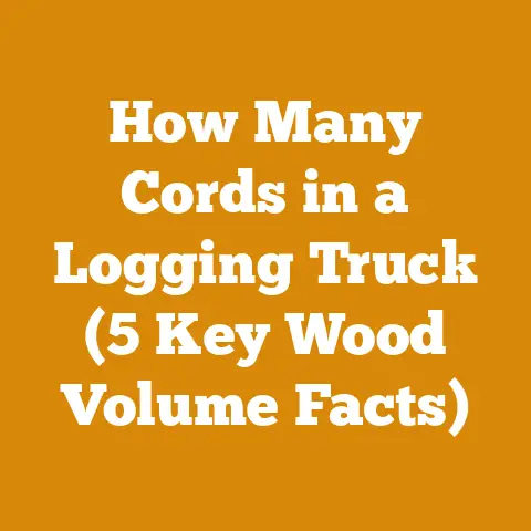 How Many Cords in a Logging Truck (5 Key Wood Volume Facts)