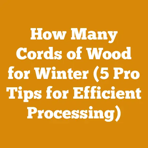 How Many Cords of Wood for Winter (5 Pro Tips for Efficient Processing)