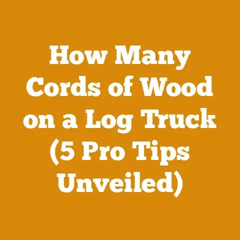 How Many Cords of Wood on a Log Truck (5 Pro Tips Unveiled)