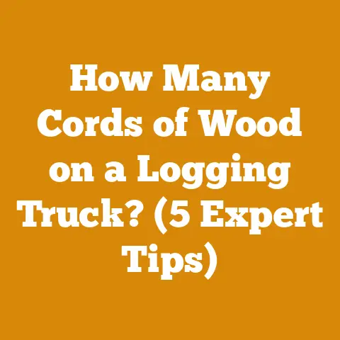 How Many Cords of Wood on a Logging Truck? (5 Expert Tips)