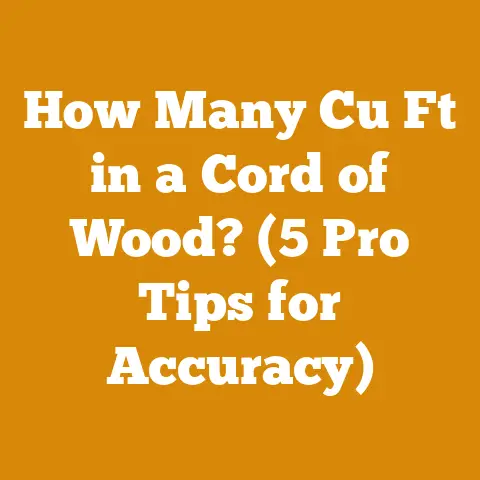 How Many Cu Ft in a Cord of Wood? (5 Pro Tips for Accuracy)