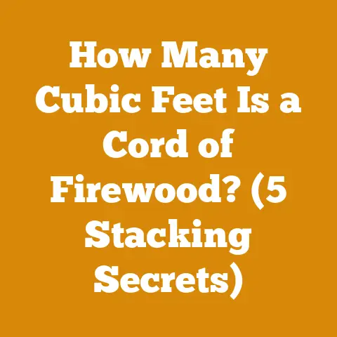How Many Cubic Feet Is a Cord of Firewood? (5 Stacking Secrets)