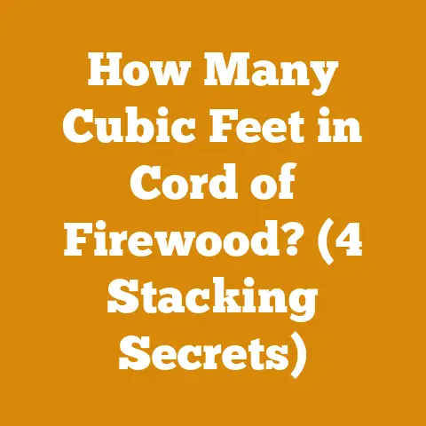 How Many Cubic Feet in Cord of Firewood? (4 Stacking Secrets)