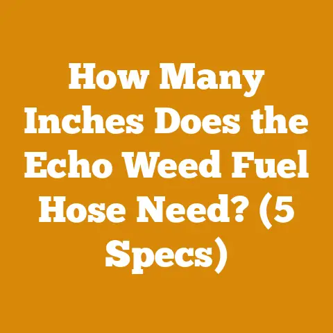 How Many Inches Does the Echo Weed Fuel Hose Need? (5 Specs)