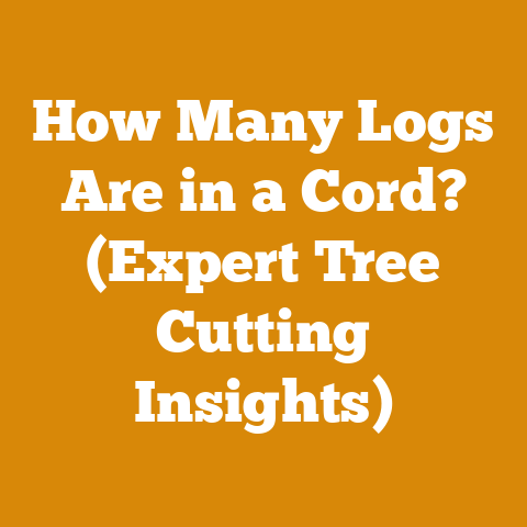How Many Logs Are in a Cord? (Expert Tree Cutting Insights)