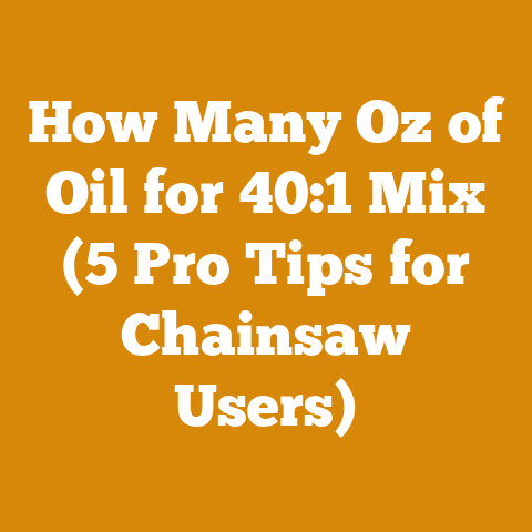 How Many Oz of Oil for 40:1 Mix (5 Pro Tips for Chainsaw Users)