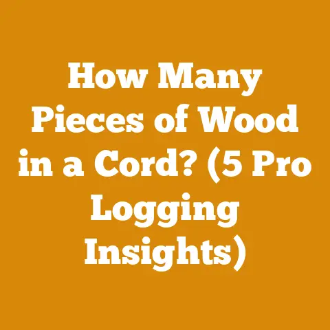 How Many Pieces of Wood in a Cord? (5 Pro Logging Insights)