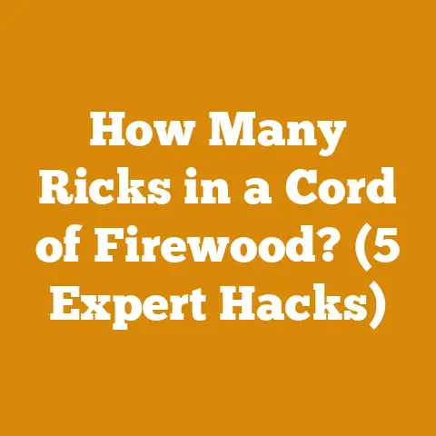 How Many Ricks in a Cord of Firewood? (5 Expert Hacks)