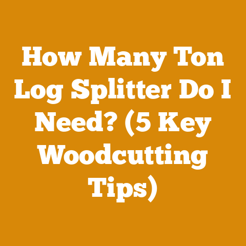 How Many Ton Log Splitter Do I Need? (5 Key Woodcutting Tips)