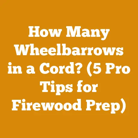 How Many Wheelbarrows in a Cord? (5 Pro Tips for Firewood Prep)