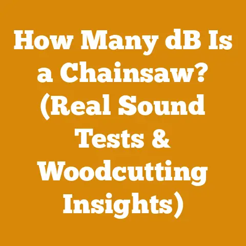 How Many dB Is a Chainsaw? (Real Sound Tests & Woodcutting Insights)