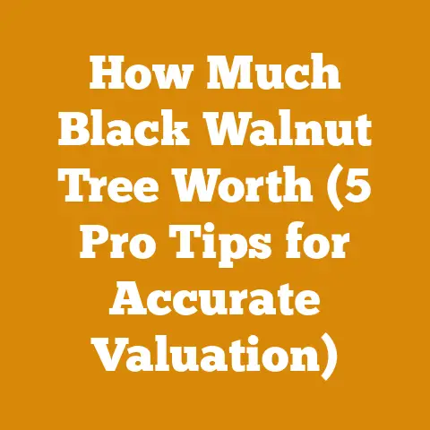 How Much Black Walnut Tree Worth (5 Pro Tips for Accurate Valuation)