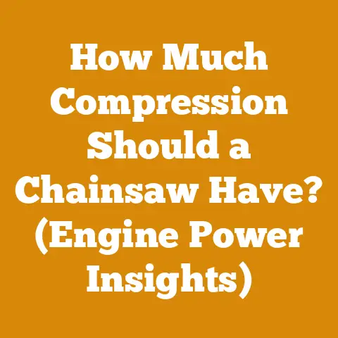 How Much Compression Should a Chainsaw Have? (Engine Power Insights)