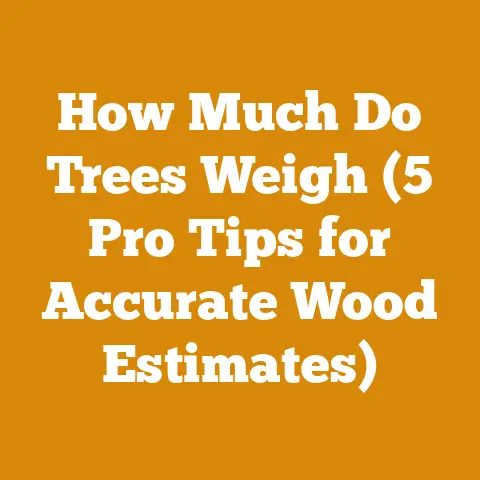 How Much Do Trees Weigh (5 Pro Tips for Accurate Wood Estimates)