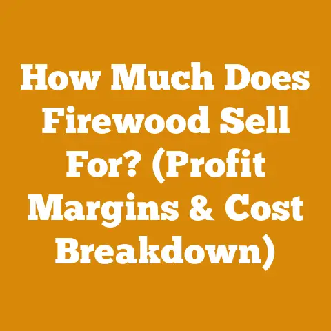 How Much Does Firewood Sell For? (Profit Margins & Cost Breakdown)
