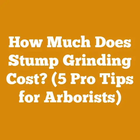 How Much Does Stump Grinding Cost? (5 Pro Tips for Arborists)
