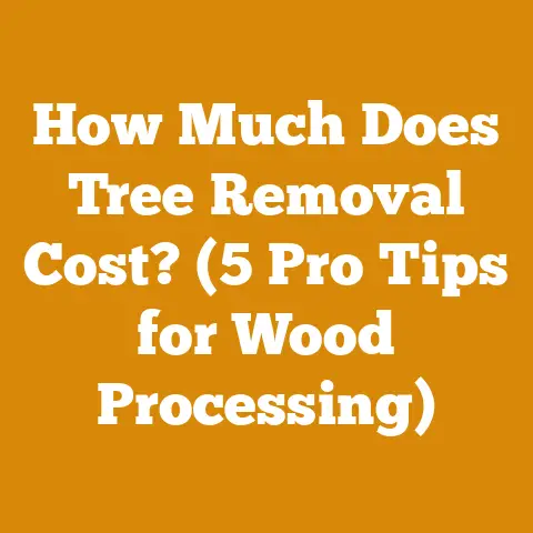 How Much Does Tree Removal Cost? (5 Pro Tips for Wood Processing)