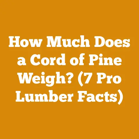 How Much Does a Cord of Pine Weigh? (7 Pro Lumber Facts)