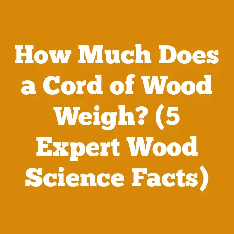How Much Does a Cord of Wood Weigh? (5 Expert Wood Science Facts)