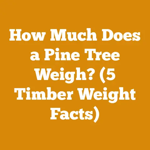 How Much Does a Pine Tree Weigh? (5 Timber Weight Facts)