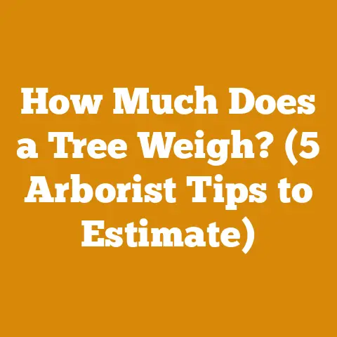 How Much Does a Tree Weigh? (5 Arborist Tips to Estimate)