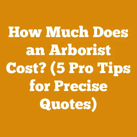How Much Does an Arborist Cost? (5 Pro Tips for Precise Quotes)