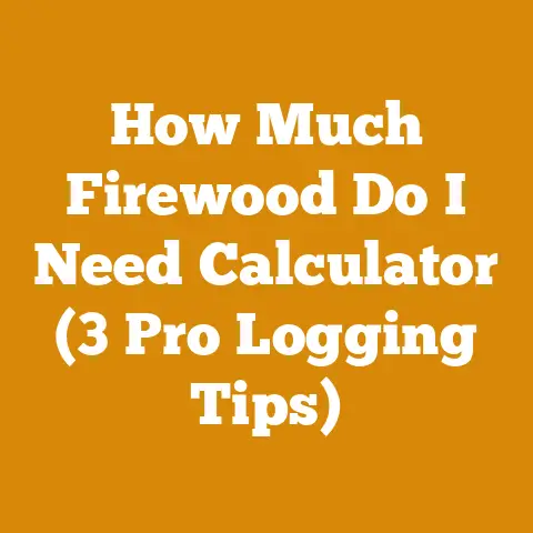 How Much Firewood Do I Need Calculator (3 Pro Logging Tips)