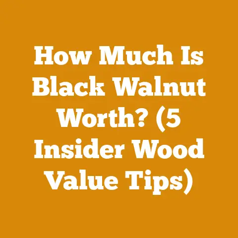 How Much Is Black Walnut Worth? (5 Insider Wood Value Tips)