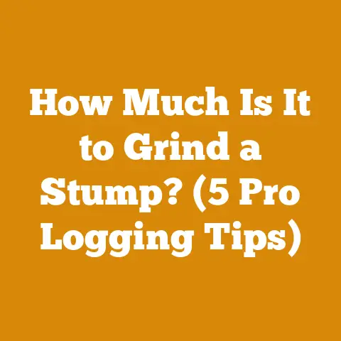 How Much Is It to Grind a Stump? (5 Pro Logging Tips)
