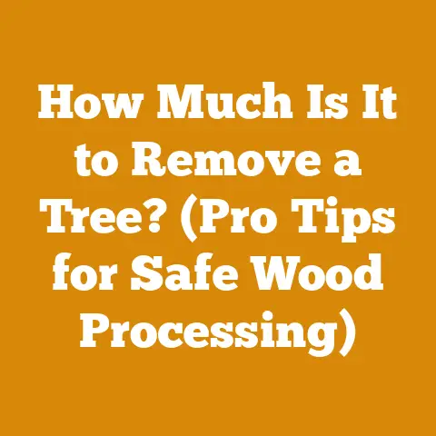 How Much Is It to Remove a Tree? (Pro Tips for Safe Wood Processing)