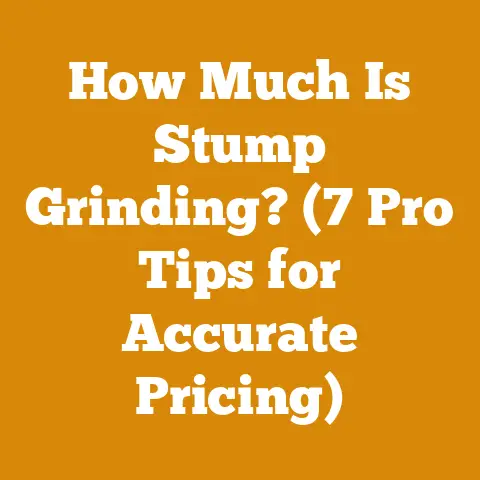 How Much Is Stump Grinding? (7 Pro Tips for Accurate Pricing)