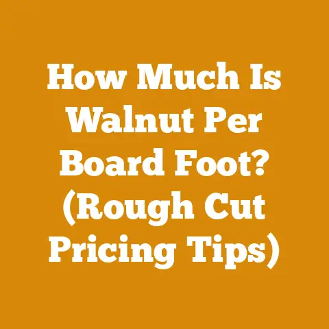 How Much Is Walnut Per Board Foot? (Rough Cut Pricing Tips)